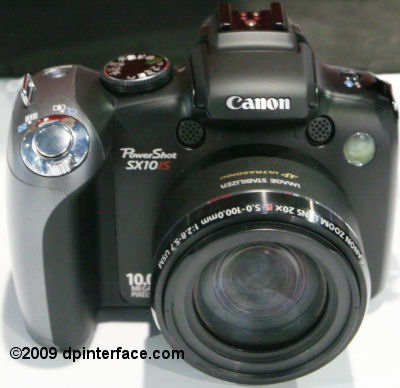 canon sx10 front