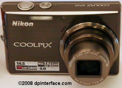 nikon s710 front