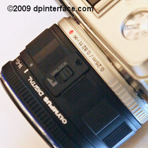 olympus ep1 lens closeup